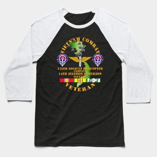 Vietnam Combat Veteran - 176th AHC w 14th Avn Bn Baseball T-Shirt